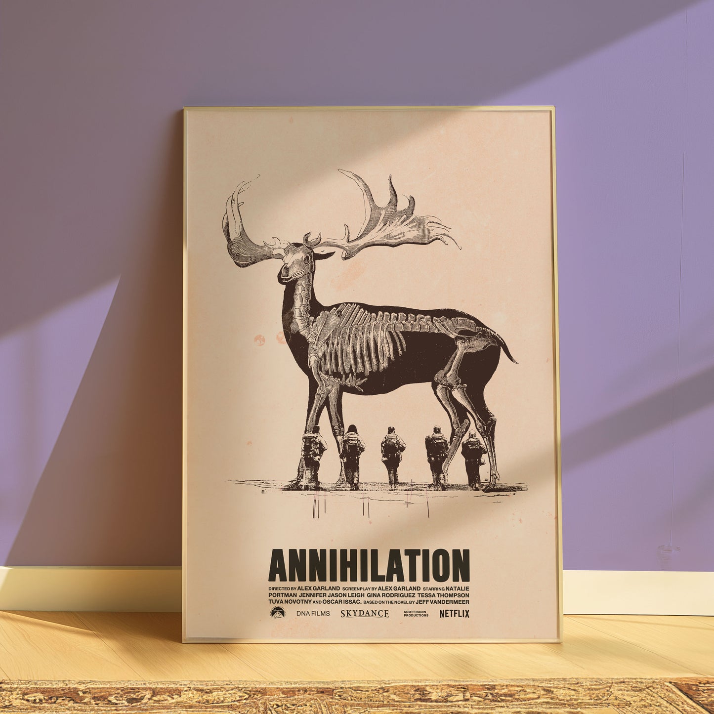 Annihilation Alternative Film Movie Poster Sci Fi Wall Art. Alex Garland movie print. Wall art for movie lovers.