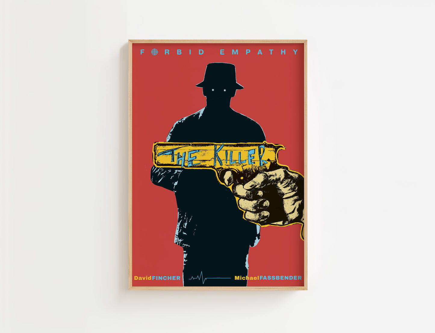 The Killer Alternative Film Movie Poster Horror Wall Art. American Psycho movie print. Wall art for movie lovers Poster Print – Limited Edition Art for Home Decor. High quality prints for cinephile and movie lovers. David Fincher Movie The Killer Movie Collector