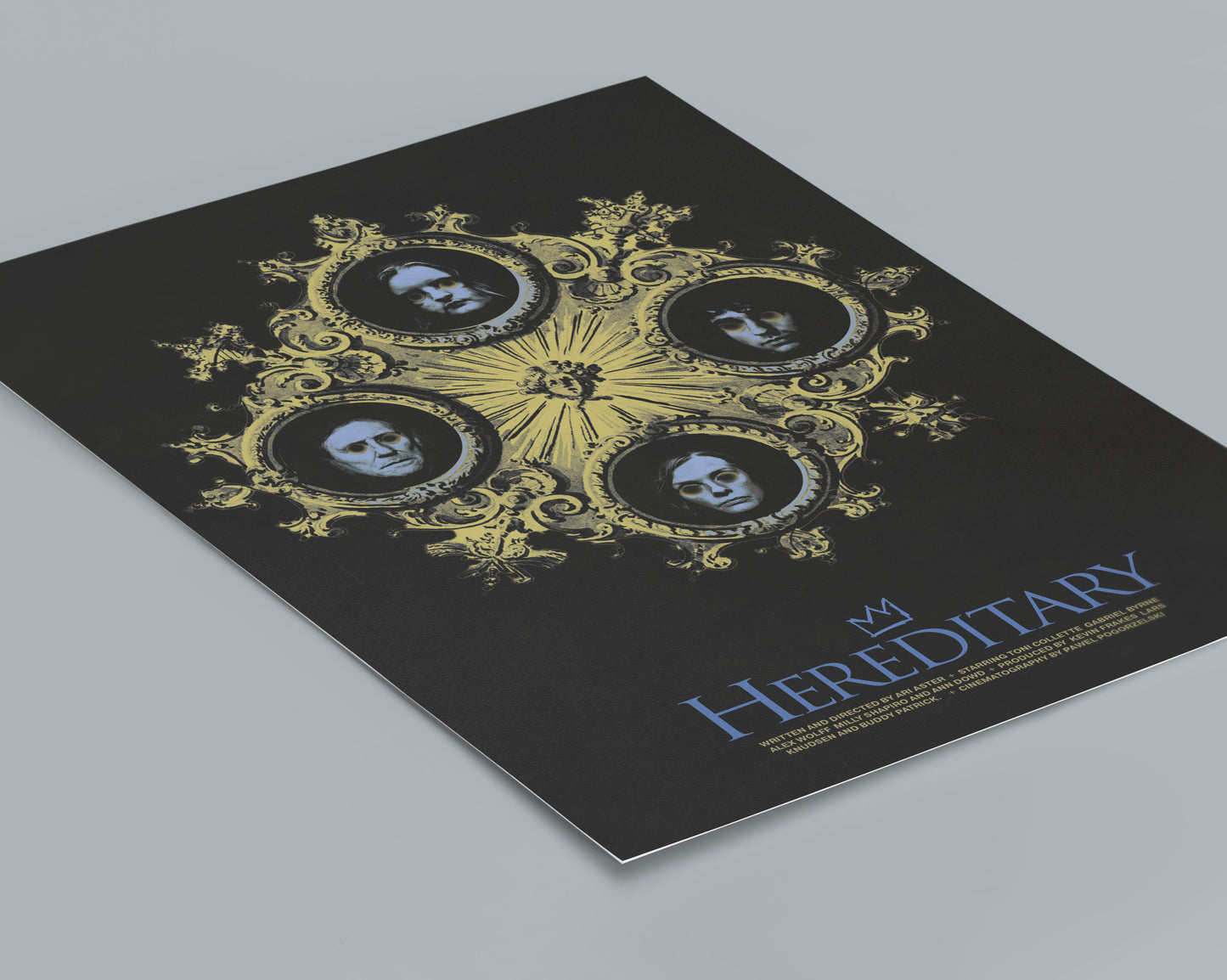 Hereditary Movie Print. Unframed Wall Print. Movie Poster of Ari Aster's movie Hereditary, starring Toni Collette. Movie poster wall art.