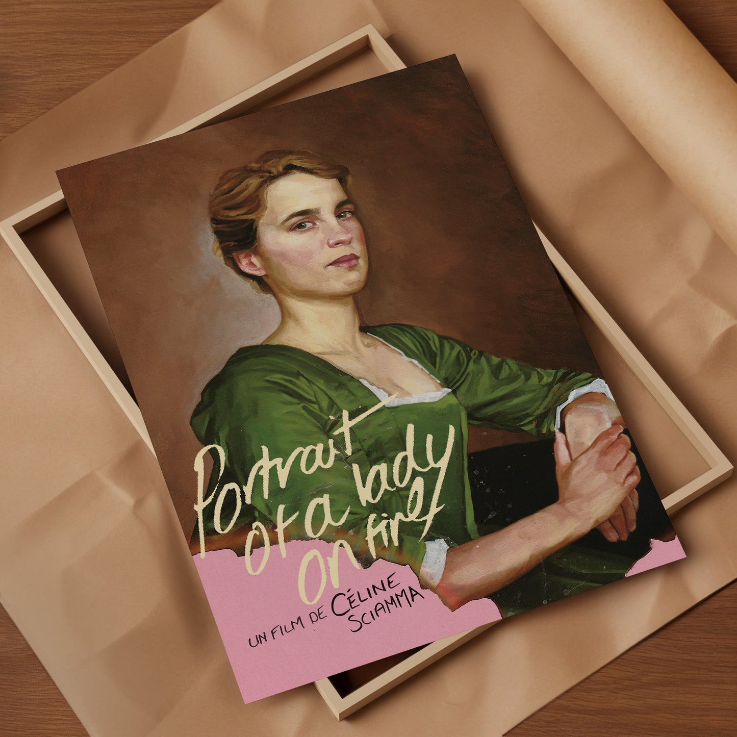Portrait of a Lady on Fire Poster Print – Limited Edition Art for Home Decor. High quality prints for cinephile and movie lovers. A print of Céline Sciamma's 2019 movie Portrait of a lady on fire