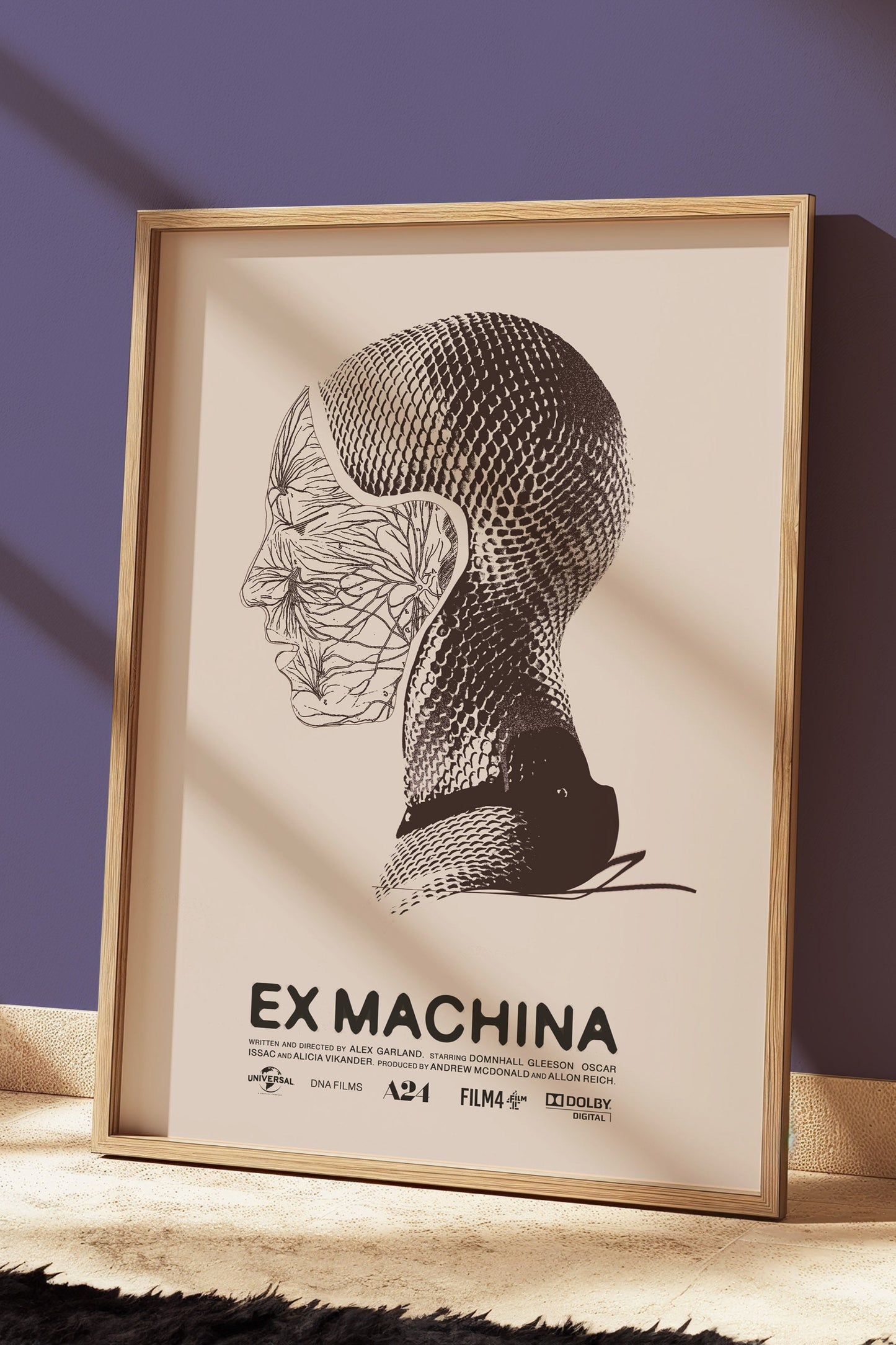 Ex Machina Poster Print – Limited Edition Art for Home Decor. High quality prints for cinephile and movie lovers. A print of Alex Garland's 2014 movie Ex Machina.