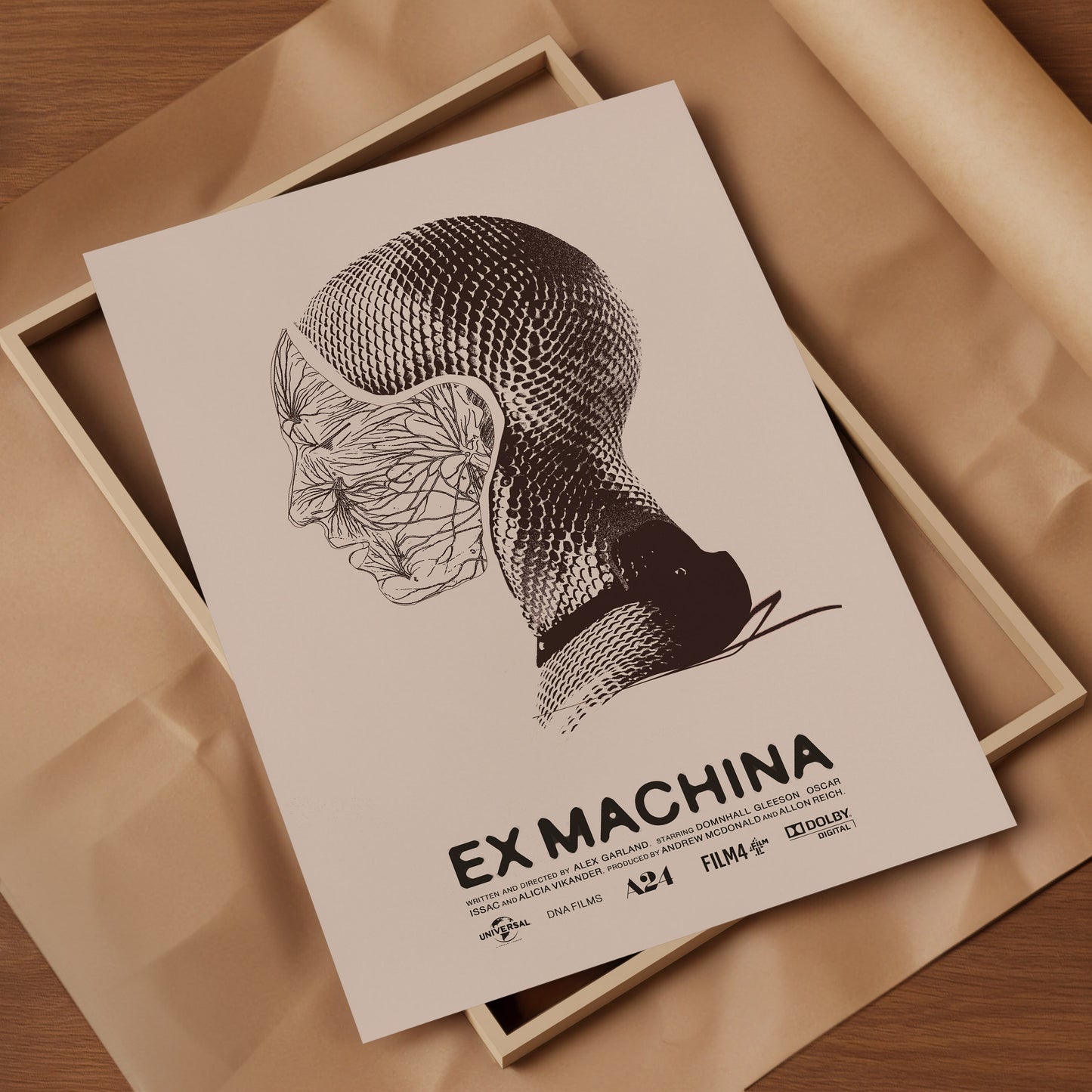 Ex Machina Poster Print – Limited Edition Art for Home Decor. High quality prints for cinephile and movie lovers. A print of Alex Garland's 2014 movie Ex Machina.