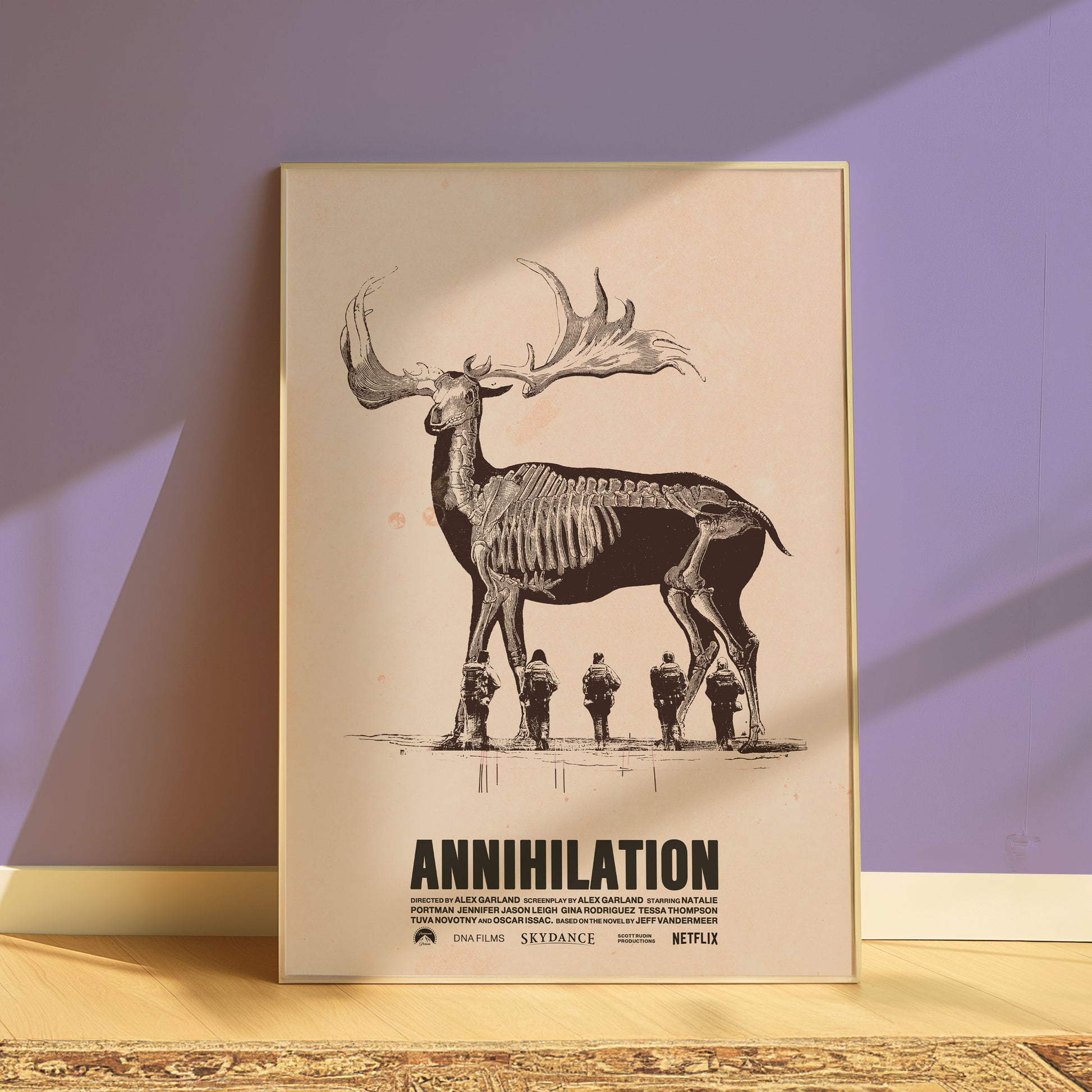 Annihilation Alternative Film Movie Poster Sci Fi Wall Art. Alex Garland movie print.  Wall art for movie lovers.