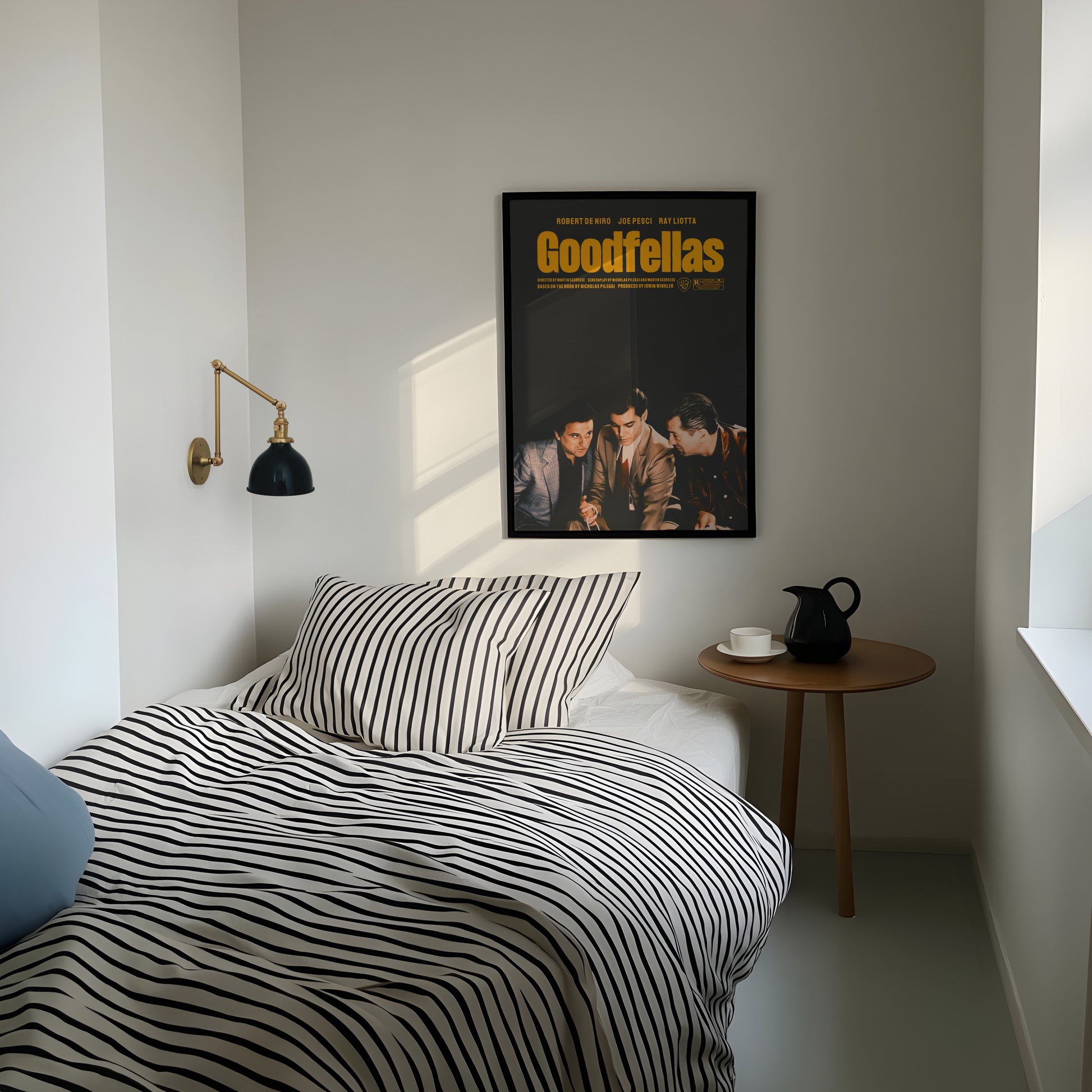 Goodfellas Alternative Film Movie Poster Thriller Wall Art. Martin Scorsese movie print.  Wall art for movie lovers Poster Print – Limited Edition Art for Home Decor.  High quality prints for cinephile and movie lovers.  A print of Martin Scorsese's 1990 movie Goodfellas.