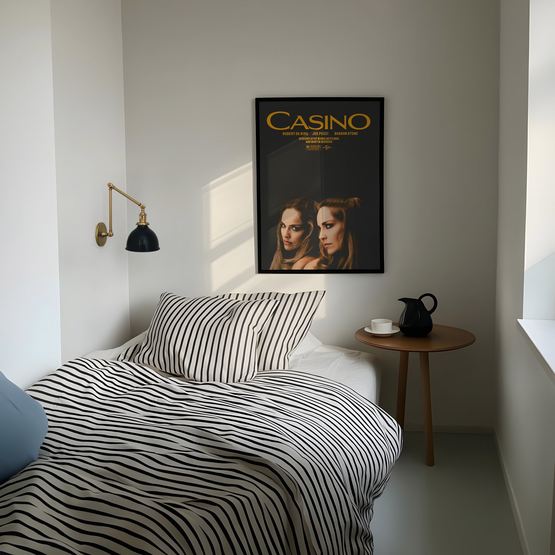 Casino Alternative Film Movie Poster Thriller Wall Art. Martin Scorsese movie print.  Wall art for movie lovers Poster Print – Limited Edition Art for Home Decor.  High quality prints for cinephile and movie lovers.  A print of Martin Scorsese's 1995 movie Casino.