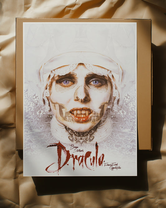 Bram Stoker's Dracula Movie Print. Unframed Wall Print. Movie poster of Francis Ford Coppola's movie Dracula.