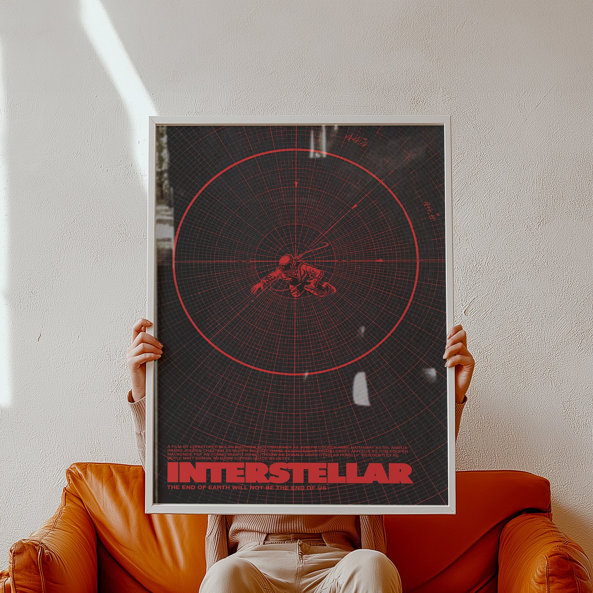 Interstellar Alternative Film Movie Poster Sci Fi Wall Art. Christopher Nolan movie print.  Wall art for movie lovers Poster Print – Limited Edition Art for Home Decor.  High quality prints for cinephile and movie lovers.  A print of Christopher Nolan's movie Interstellar