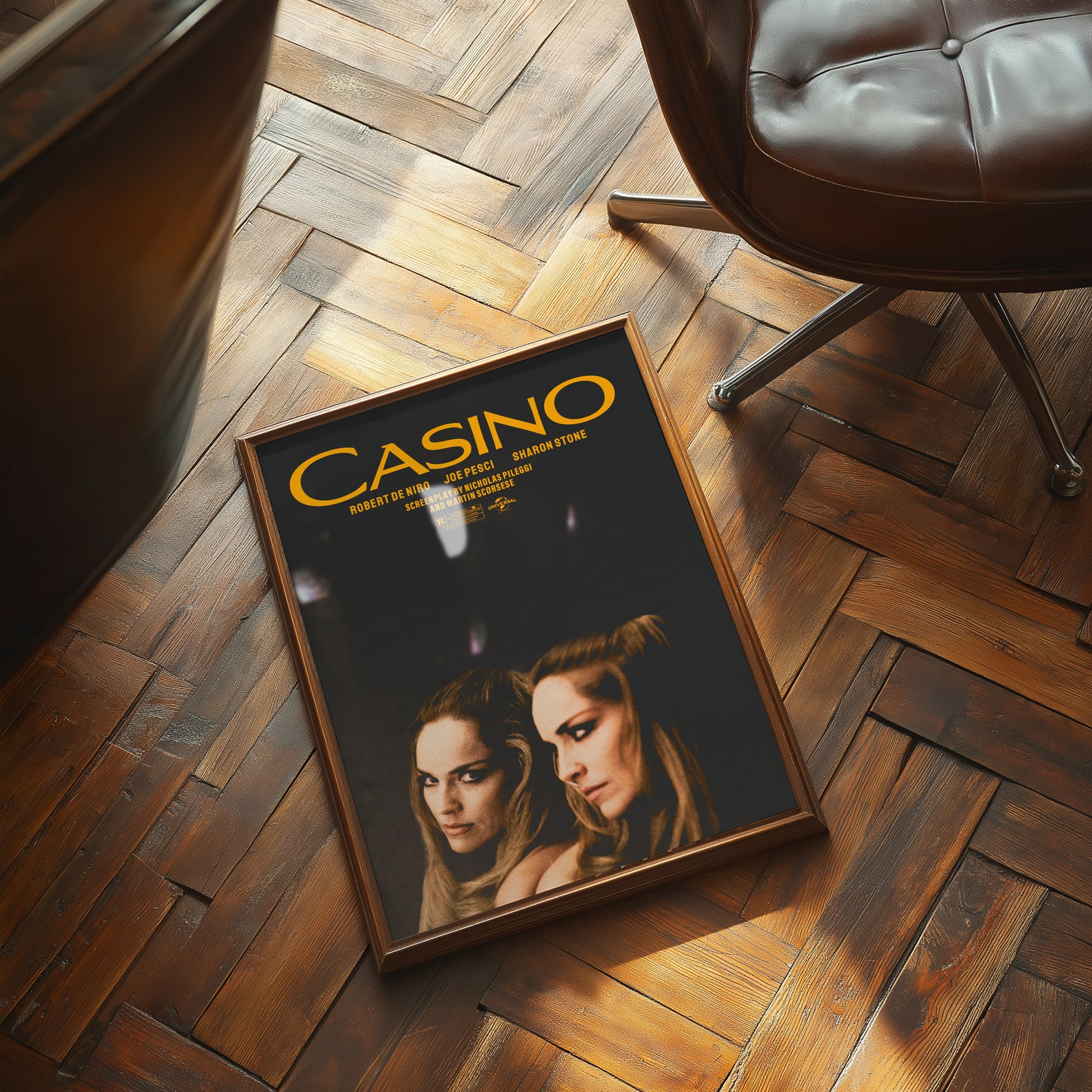 Casino Alternative Film Movie Poster Thriller Wall Art. Martin Scorsese movie print.  Wall art for movie lovers Poster Print – Limited Edition Art for Home Decor.  High quality prints for cinephile and movie lovers.  A print of Martin Scorsese's 1995 movie Casino.