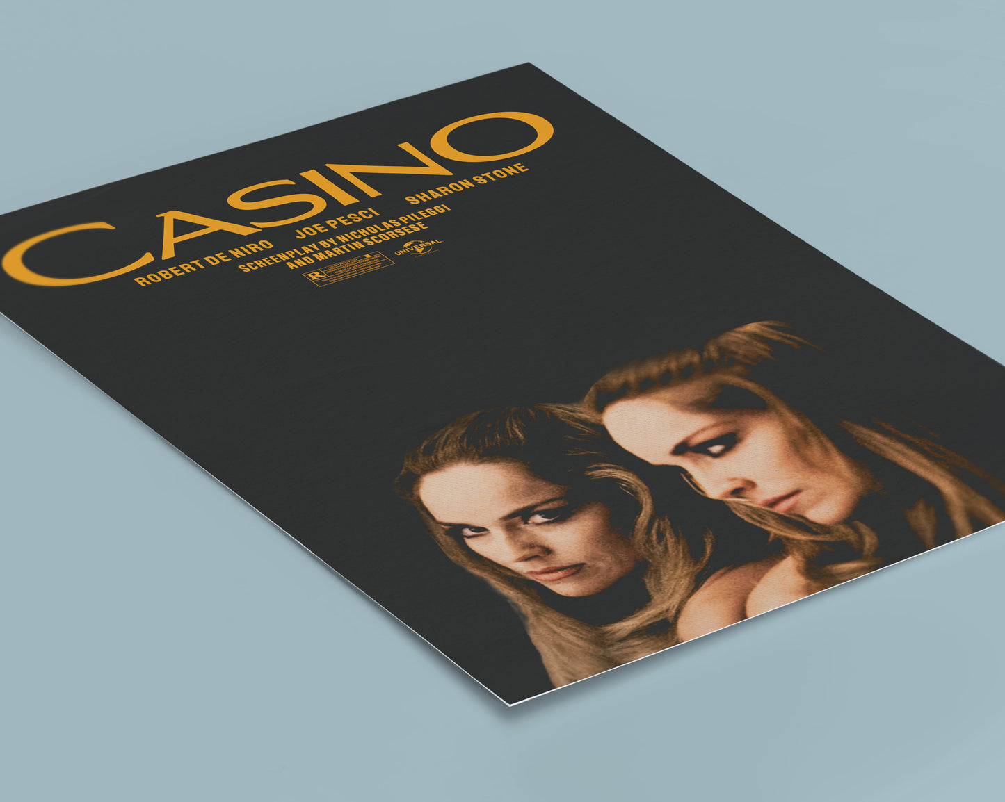 Casino Alternative Film Movie Poster Thriller Wall Art. Martin Scorsese movie print.  Wall art for movie lovers Poster Print – Limited Edition Art for Home Decor.  High quality prints for cinephile and movie lovers.  A print of Martin Scorsese's 1995 movie Casino.