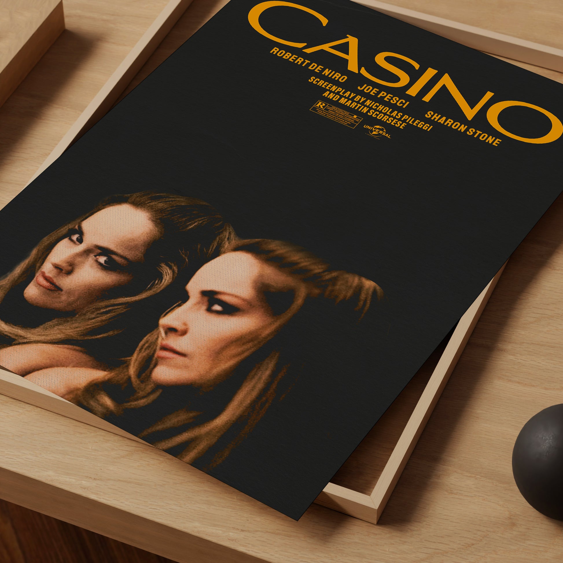 Casino Alternative Film Movie Poster Thriller Wall Art. Martin Scorsese movie print.  Wall art for movie lovers Poster Print – Limited Edition Art for Home Decor.  High quality prints for cinephile and movie lovers.  A print of Martin Scorsese's 1995 movie Casino.