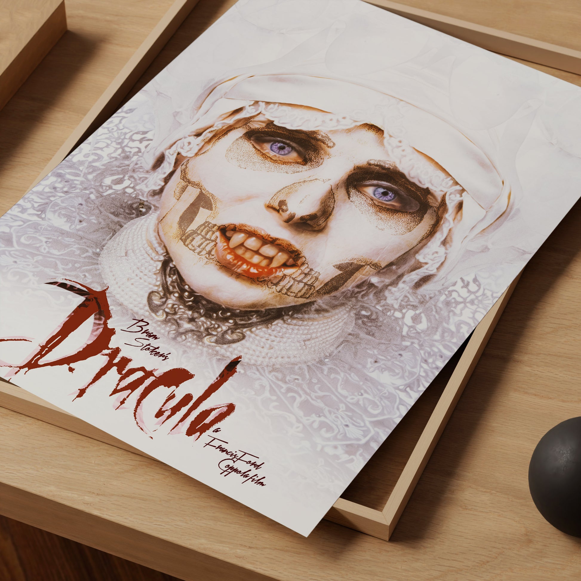 Bram Stoker's Dracula Movie Print. Unframed Wall Print. Movie poster of Francis Ford Coppola's movie Dracula.