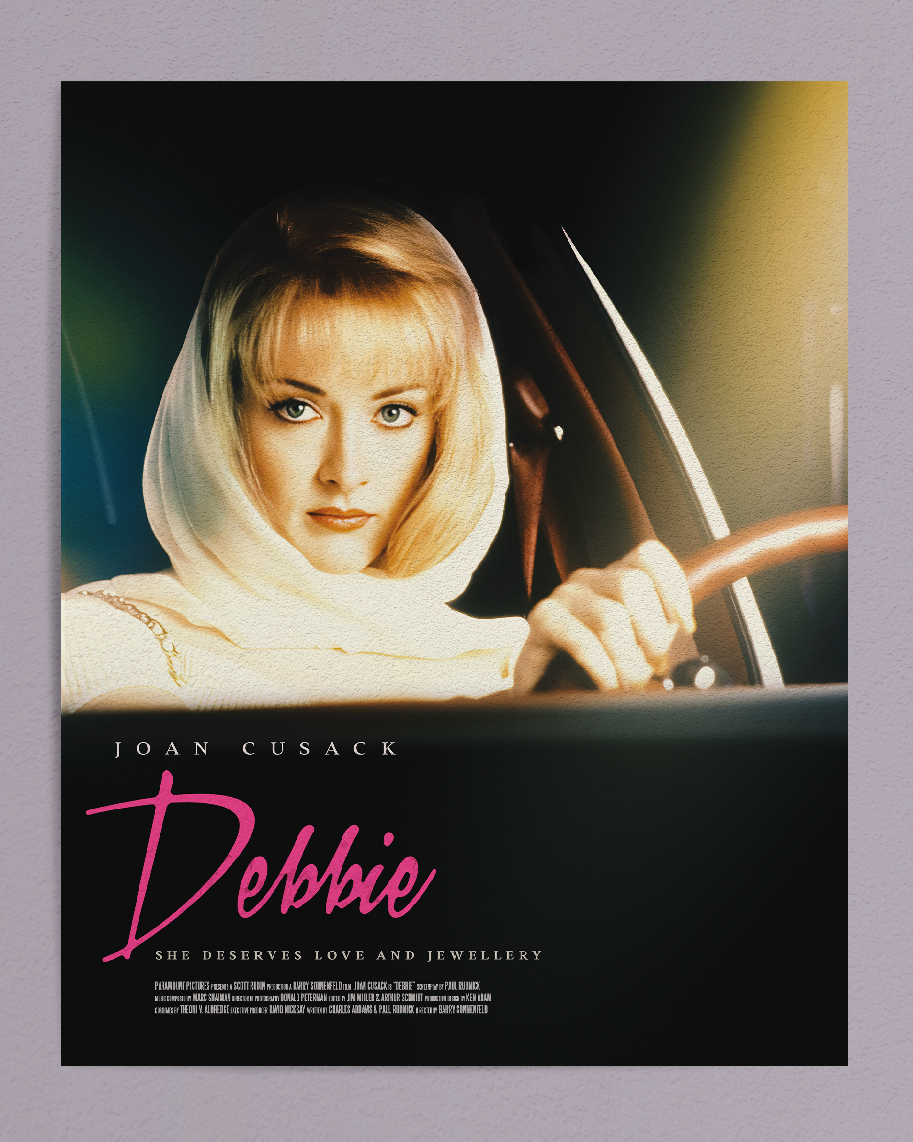 debbie jellinksy print.  debbie jelinksy drive movie merch. debbie jelinksy art.  drive movie funny poster