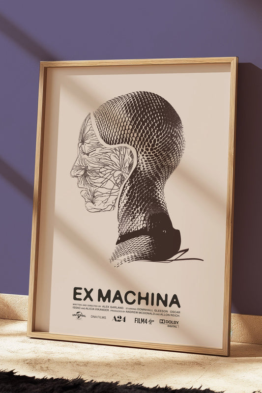 Ex Machina Poster Print – Limited Edition Art for Home Decor.  High quality prints for cinephile and movie lovers.  A print of Alex Garland's 2014 movie Ex Machina.