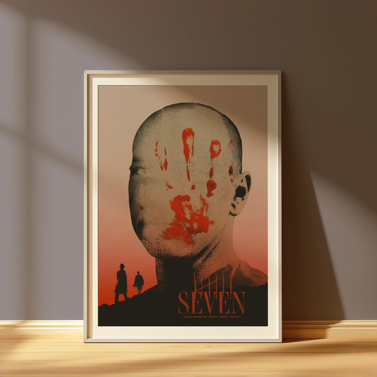 seven movie david fincher movie art for walls brad pitt movie poster